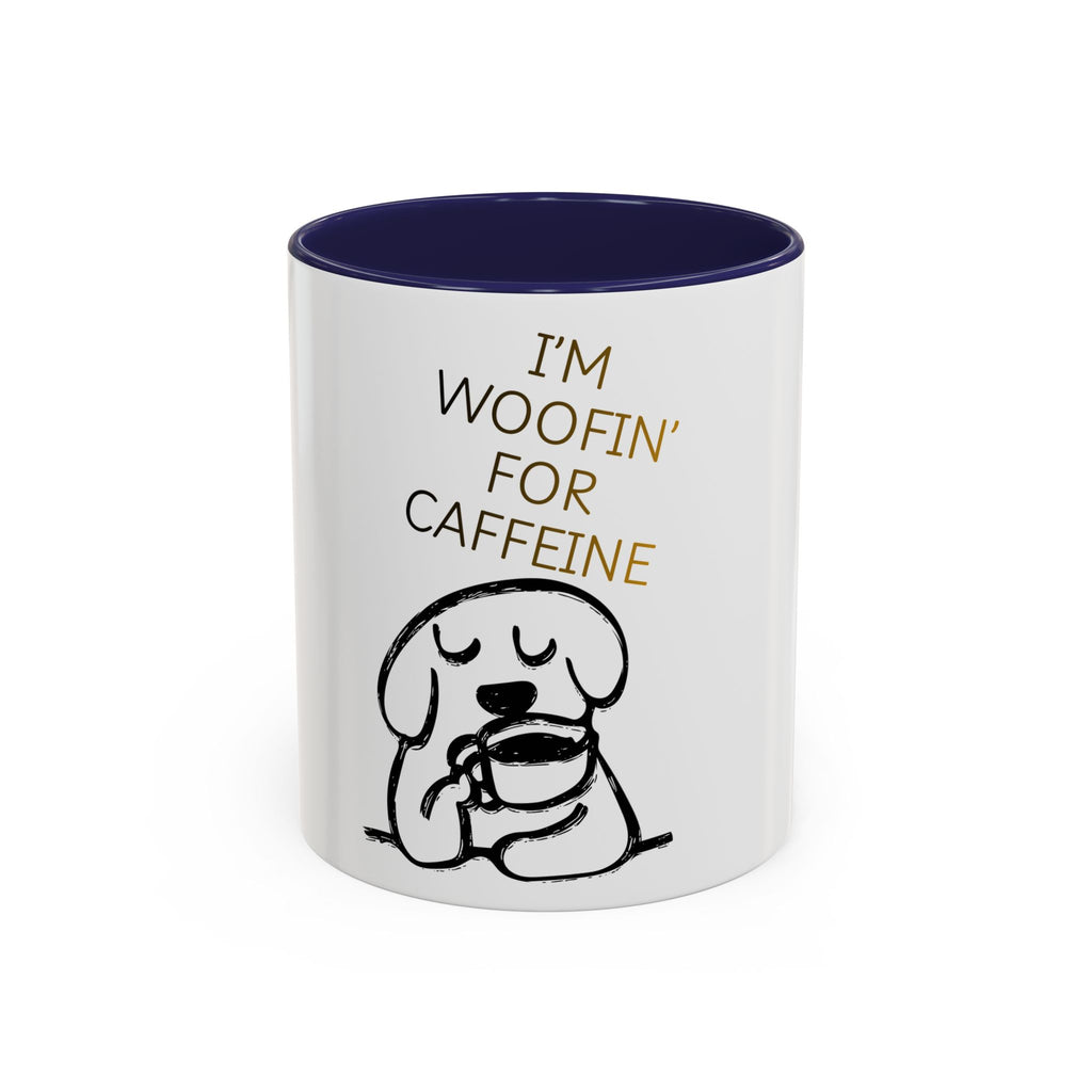 Doggy Coffee Mug — 'Dog Owners Needing Caffeine' 11/15oz Accent Mug