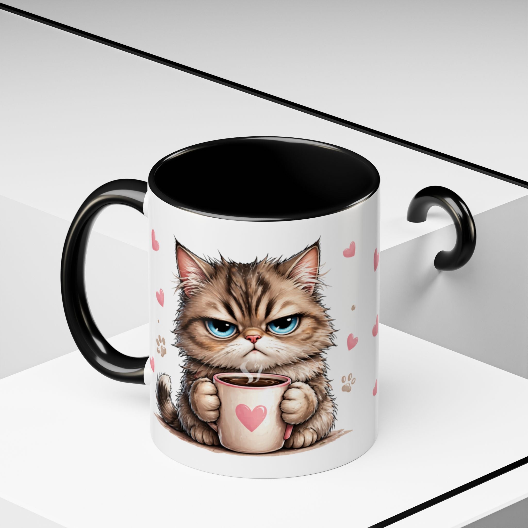 Caffeinated Whiskers Mug (11, 15oz)
