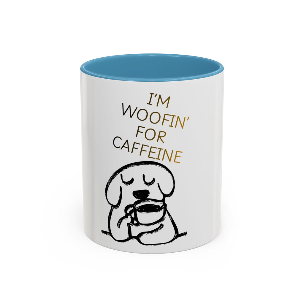Doggy Coffee Mug — 'Dog Owners Needing Caffeine' 11/15oz Accent Mug