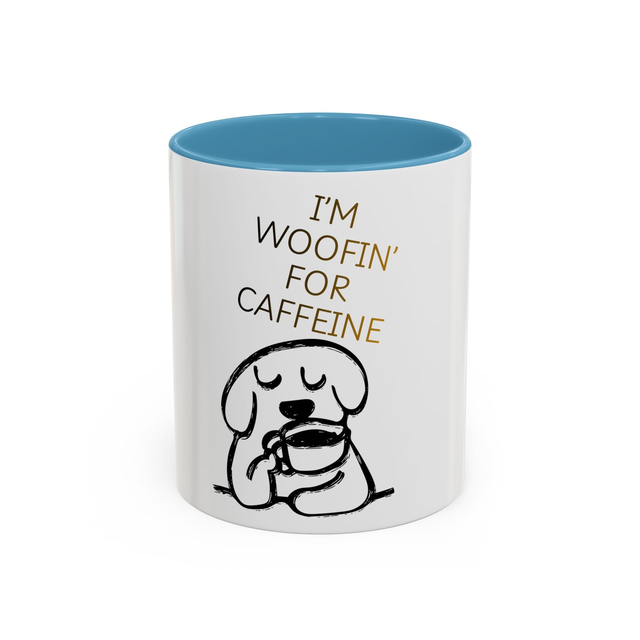 Doggy Coffee Mug — 'Dog Owners Needing Caffeine' 11/15oz Accent Mug
