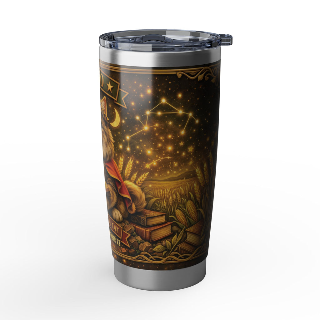 Virgo Cat Zodiac Tumbler - The Analytical Cat
