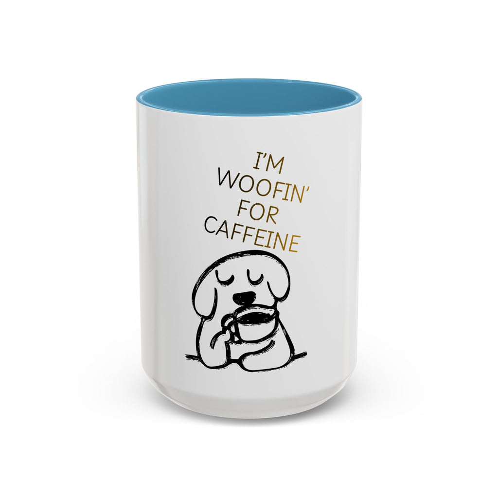 Doggy Coffee Mug — 'Dog Owners Needing Caffeine' 11/15oz Accent Mug