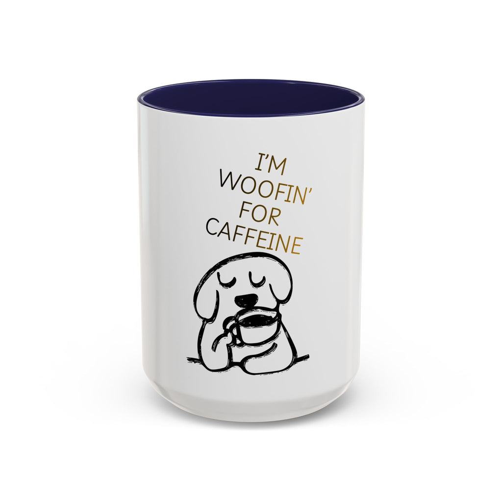 Doggy Coffee Mug — 'Dog Owners Needing Caffeine' 11/15oz Accent Mug