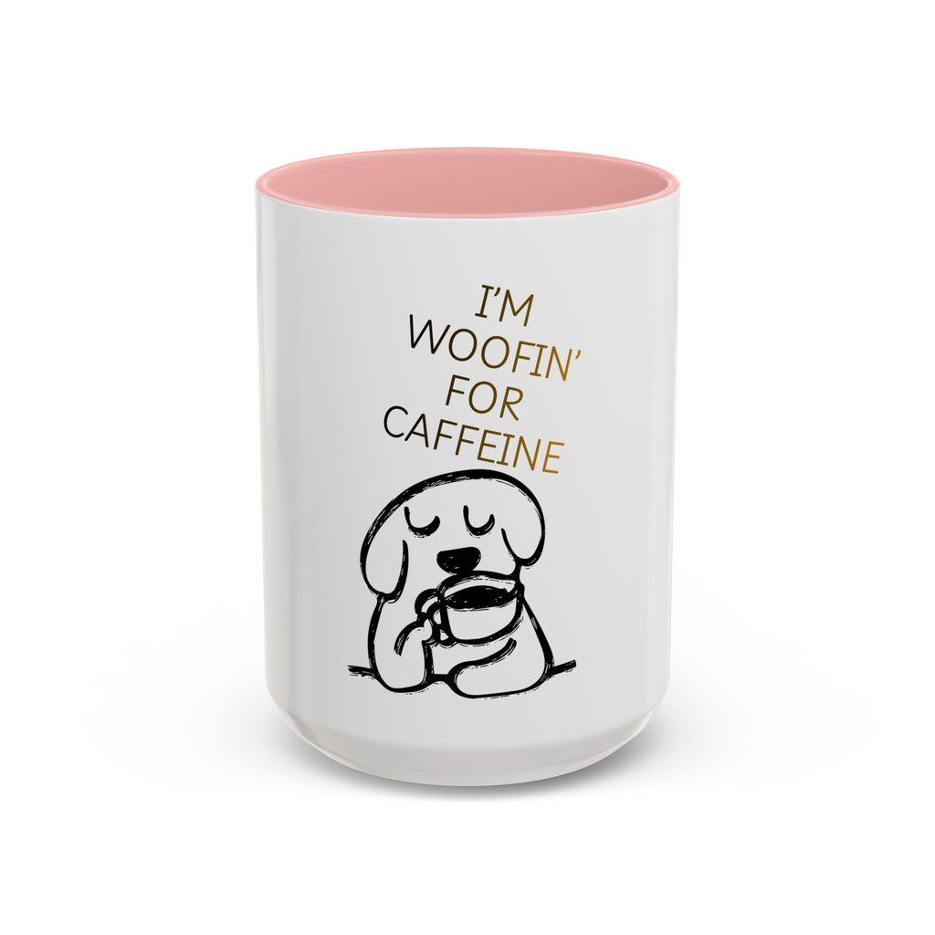 Doggy Coffee Mug — 'Dog Owners Needing Caffeine' 11/15oz Accent Mug