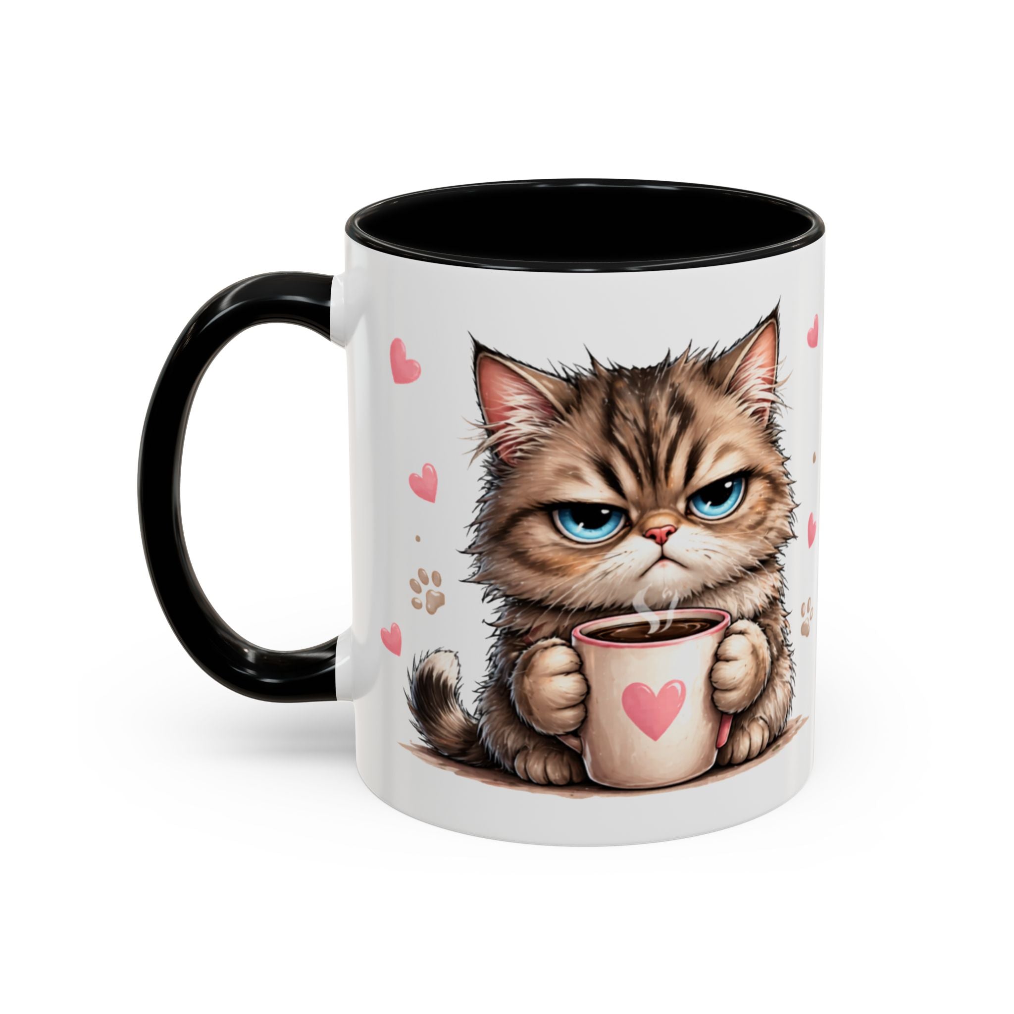 Caffeinated Whiskers Mug (11, 15oz)