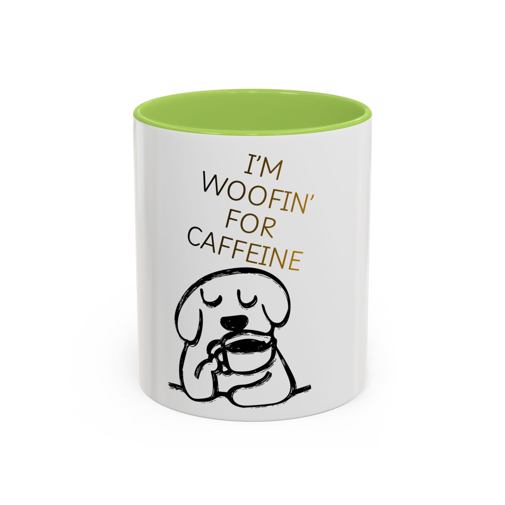 Doggy Coffee Mug — 'Dog Owners Needing Caffeine' 11/15oz Accent Mug