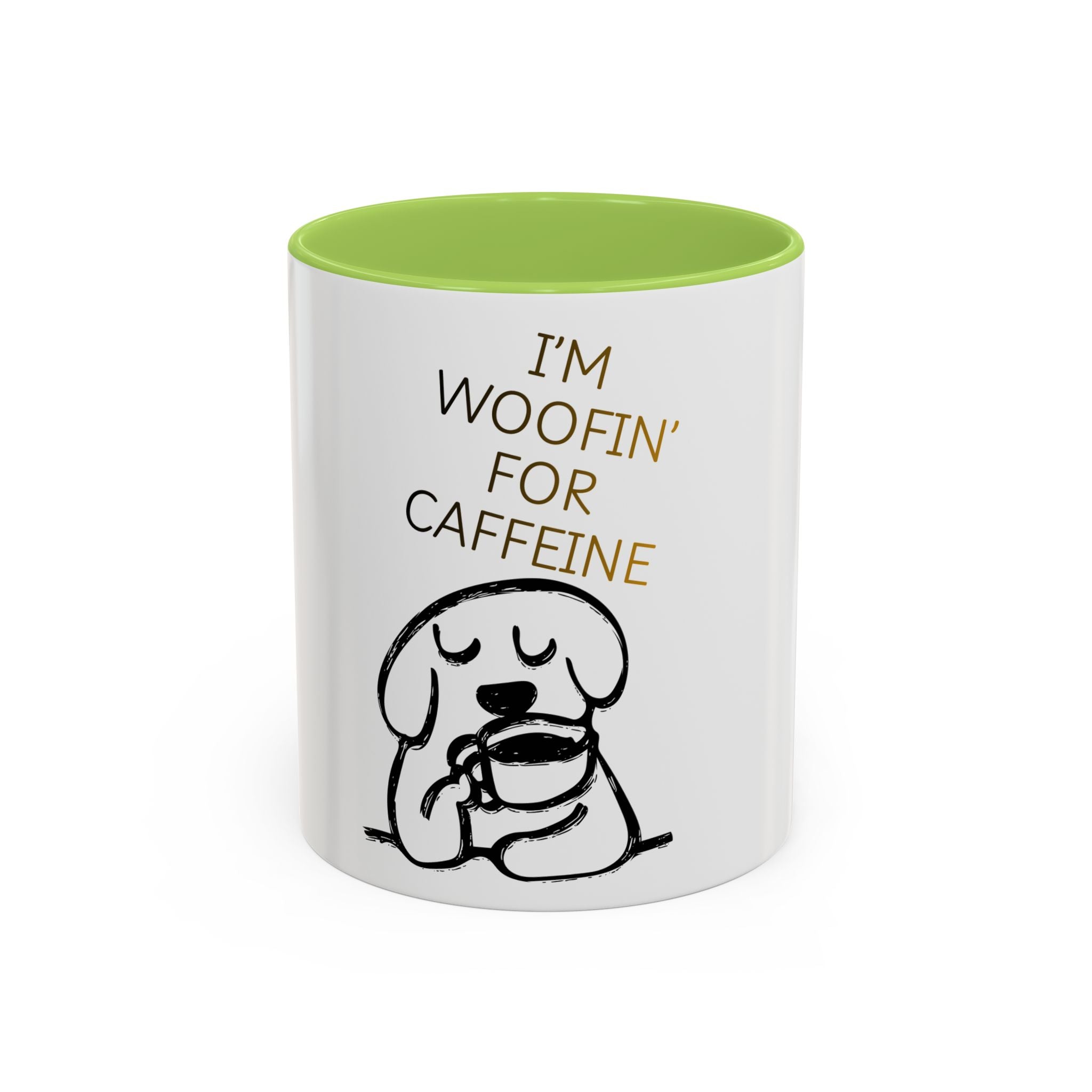 Doggy Coffee Mug — 'Dog Owners Needing Caffeine' 11/15oz Accent Mug