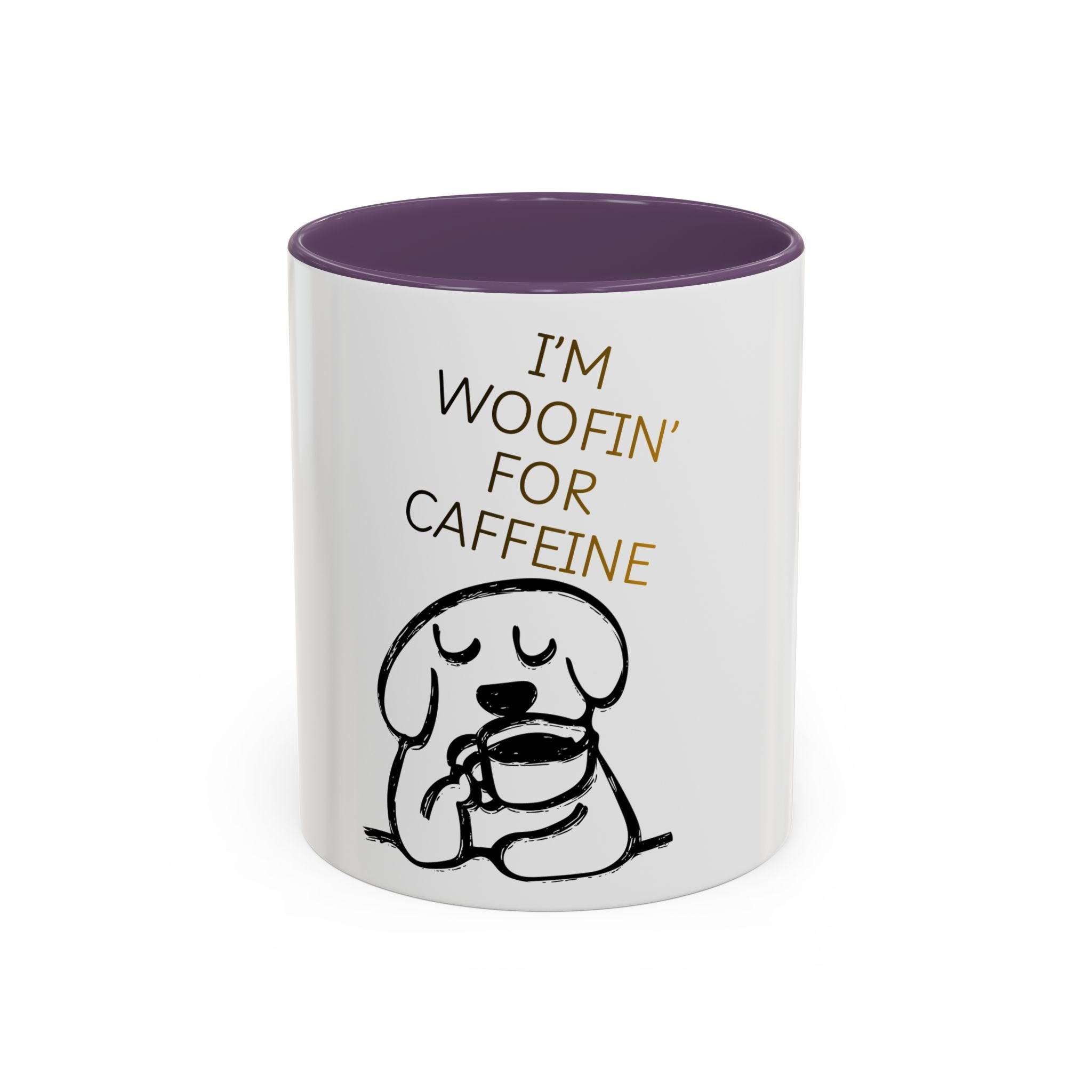 Doggy Coffee Mug — 'Dog Owners Needing Caffeine' 11/15oz Accent Mug