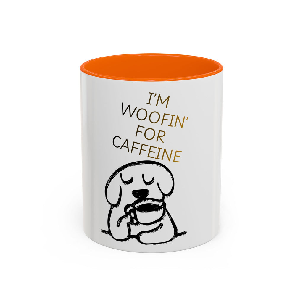 Doggy Coffee Mug — 'Dog Owners Needing Caffeine' 11/15oz Accent Mug