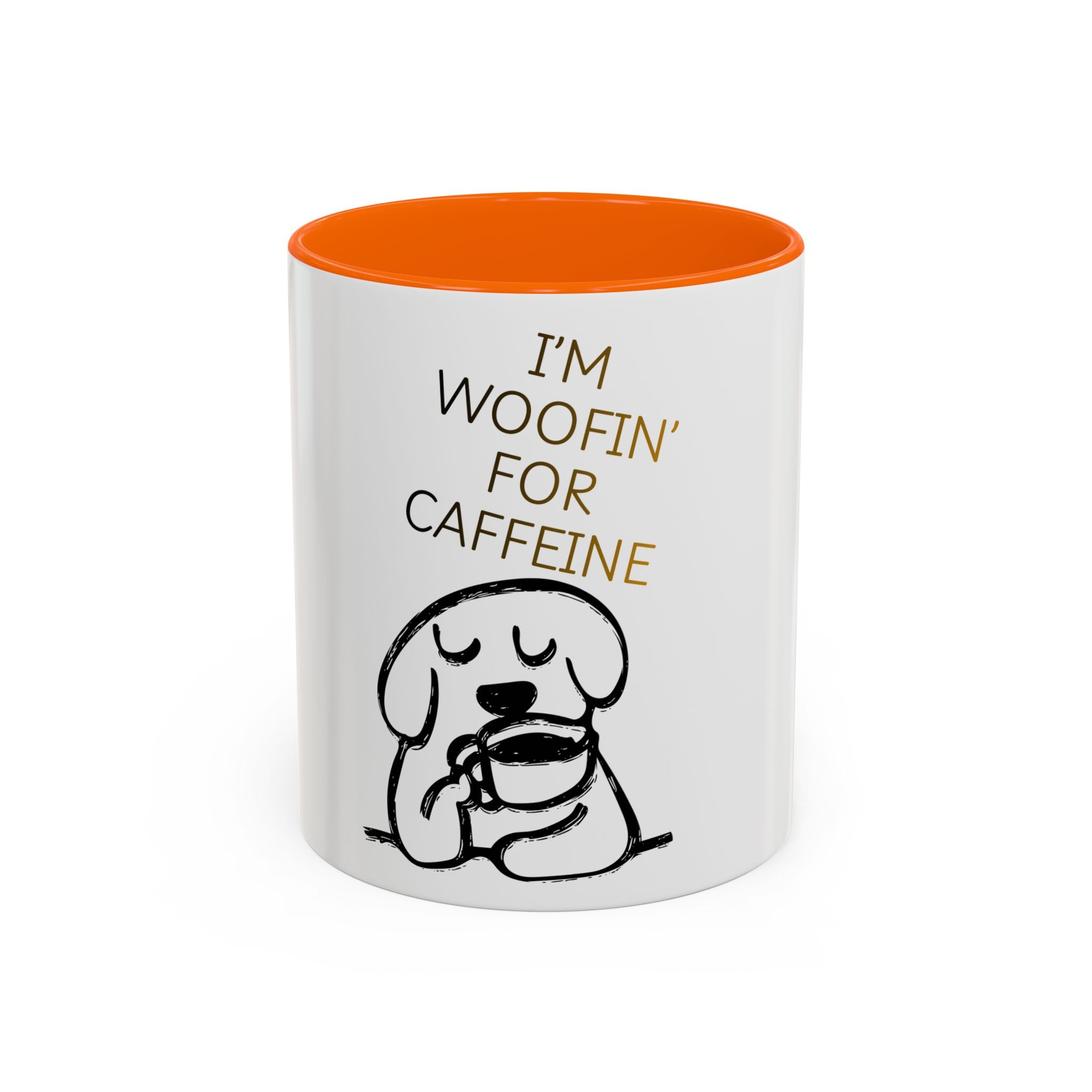 Doggy Coffee Mug — 'Dog Owners Needing Caffeine' 11/15oz Accent Mug