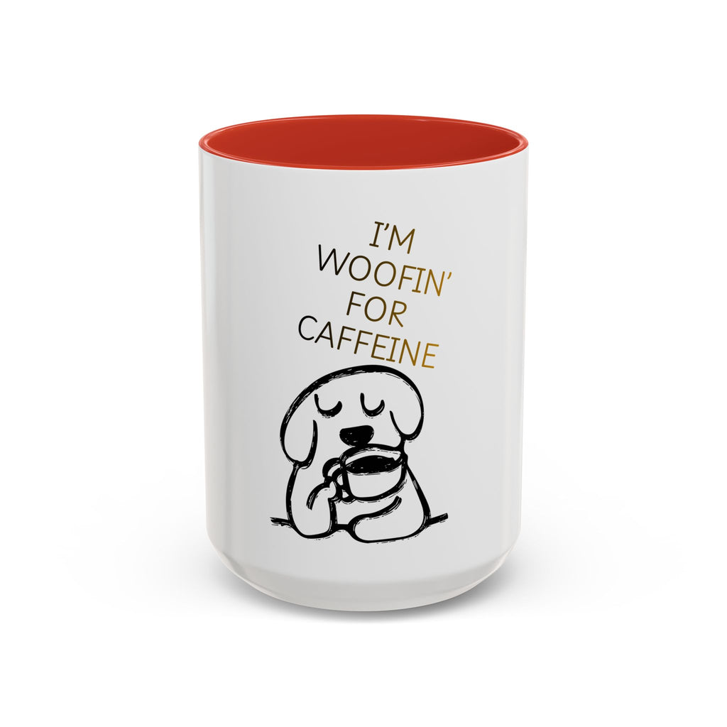 Doggy Coffee Mug — 'Dog Owners Needing Caffeine' 11/15oz Accent Mug