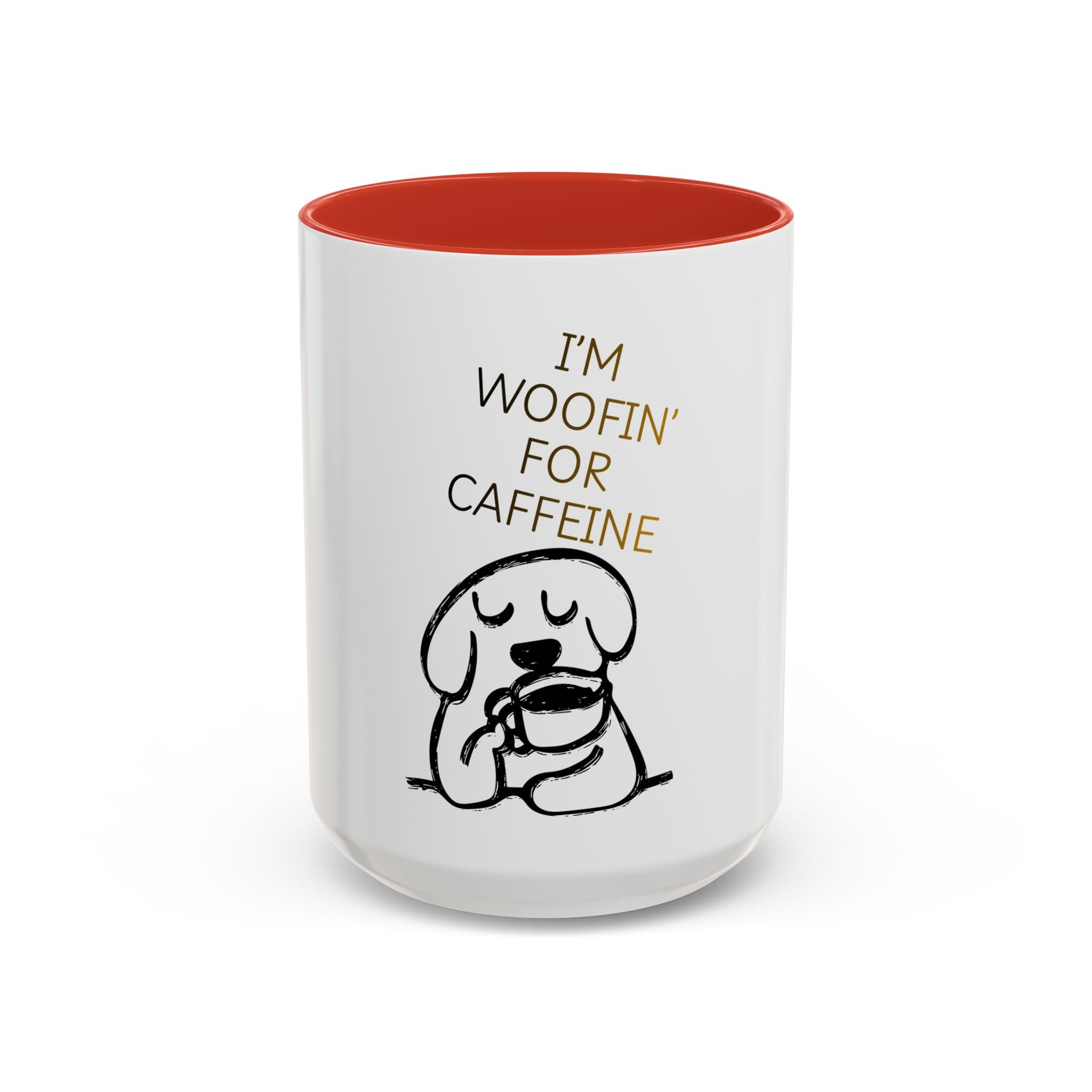 Doggy Coffee Mug — 'Dog Owners Needing Caffeine' 11/15oz Accent Mug