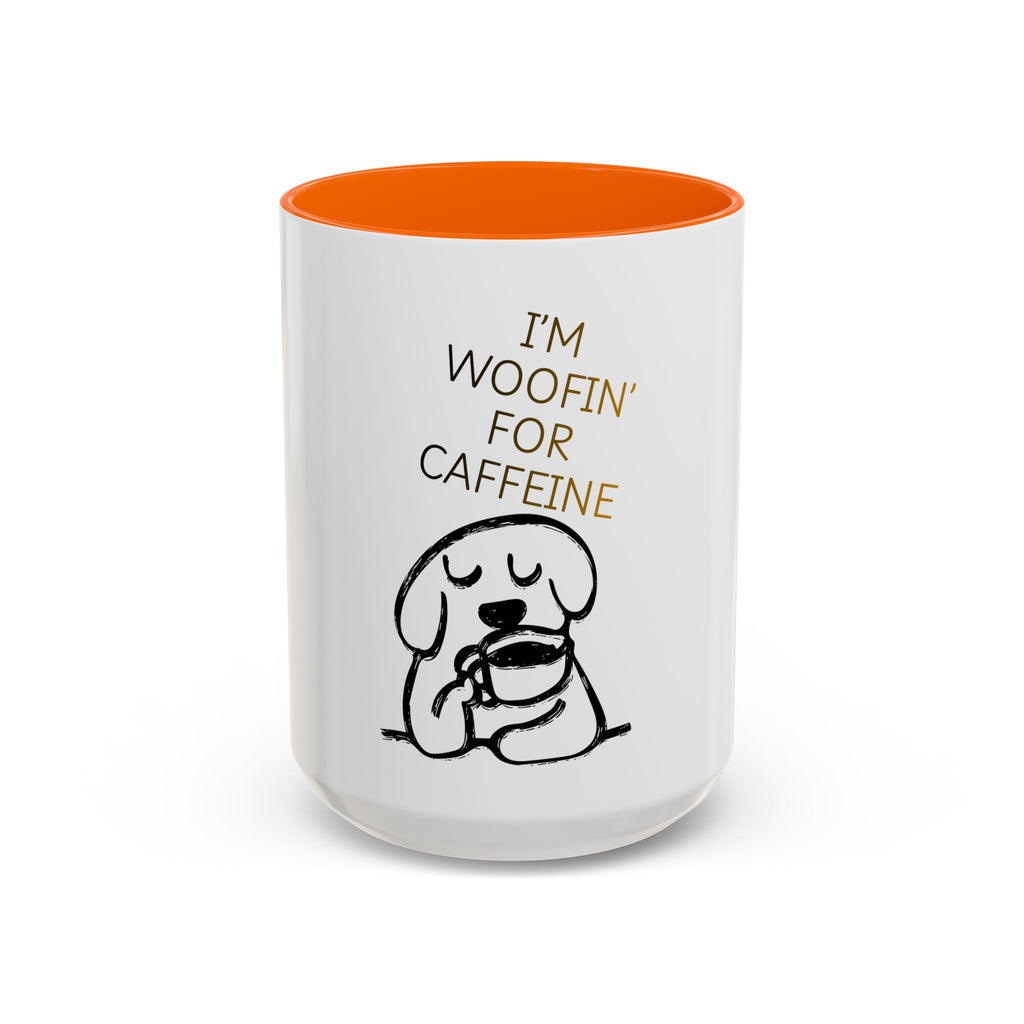 Doggy Coffee Mug — 'Dog Owners Needing Caffeine' 11/15oz Accent Mug