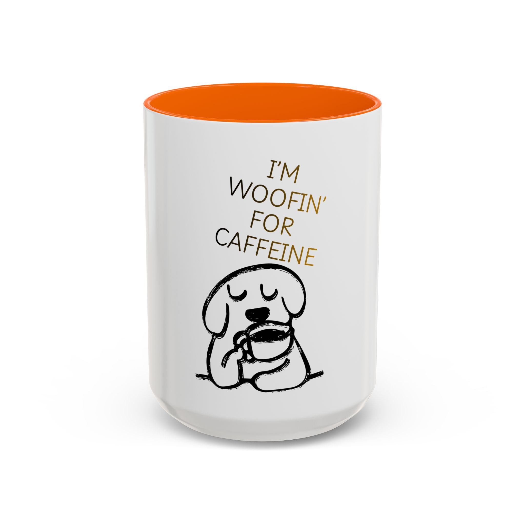 Doggy Coffee Mug — 'Dog Owners Needing Caffeine' 11/15oz Accent Mug