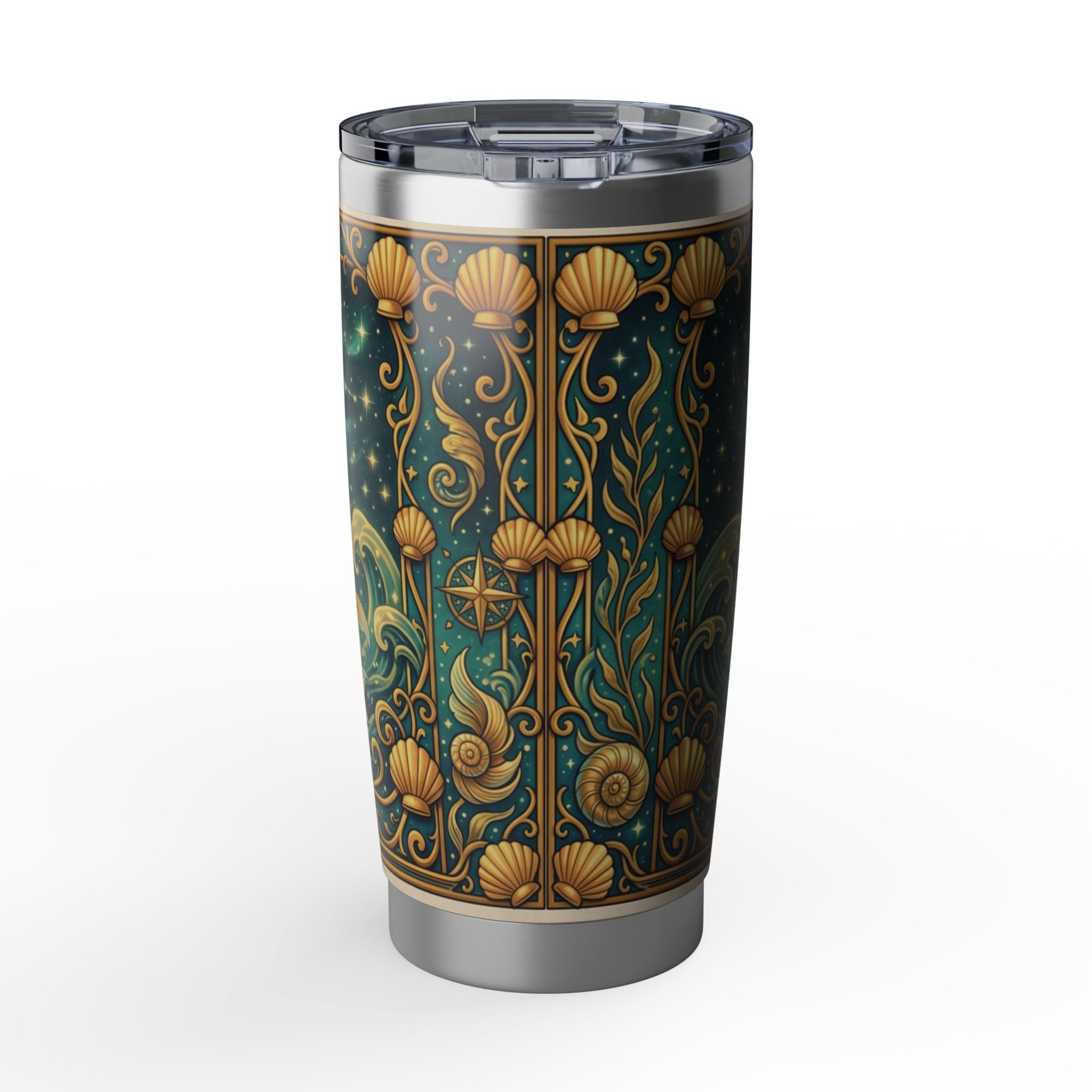 Pisces Cat Zodiac Tumbler - The Dreamy Drifter Cat
