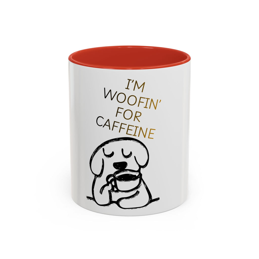 Doggy Coffee Mug — 'Dog Owners Needing Caffeine' 11/15oz Accent Mug