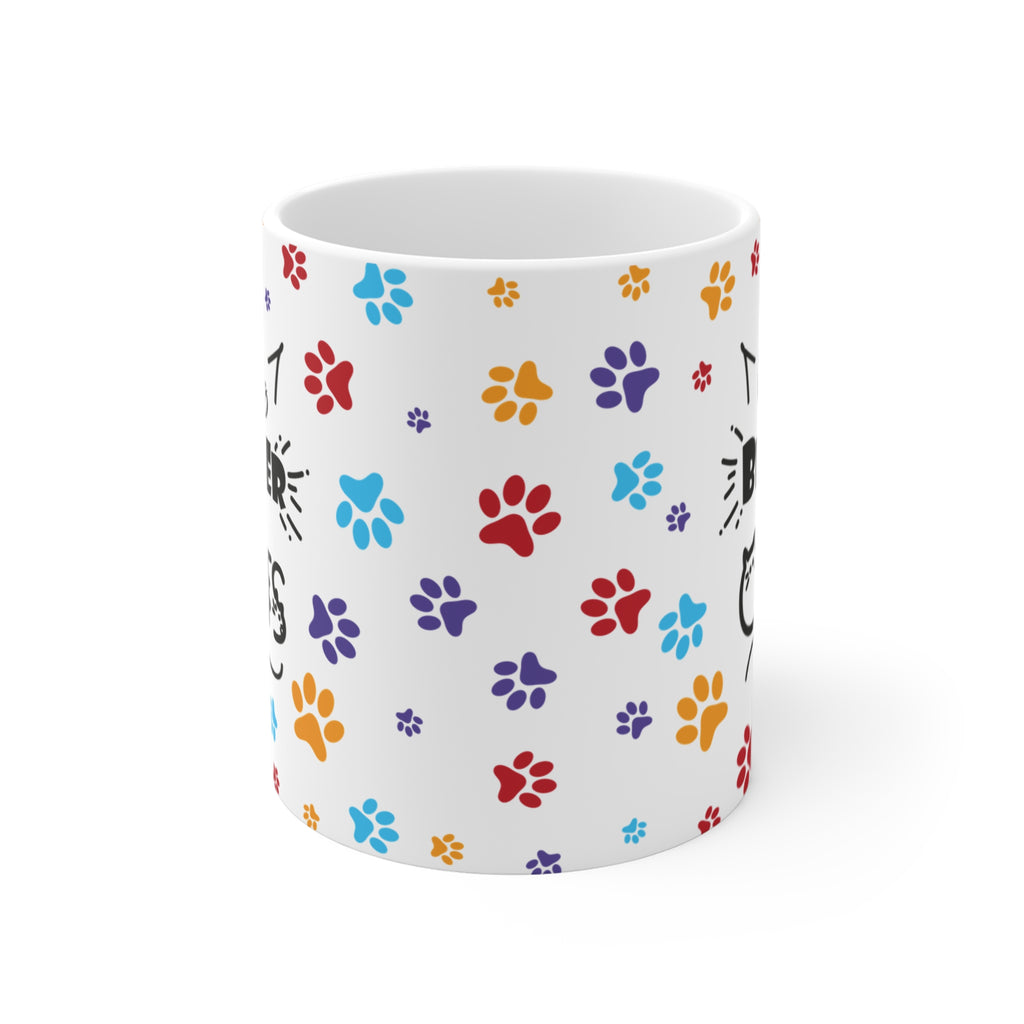 Life Is Better with Cats Ceramic Mug — 11oz Cat Lover Coffee Cup