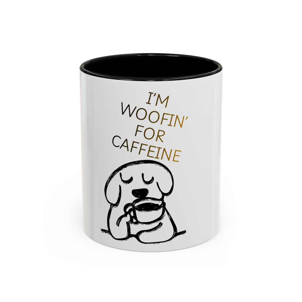 Doggy Coffee Mug — 'Dog Owners Needing Caffeine' 11/15oz Accent Mug